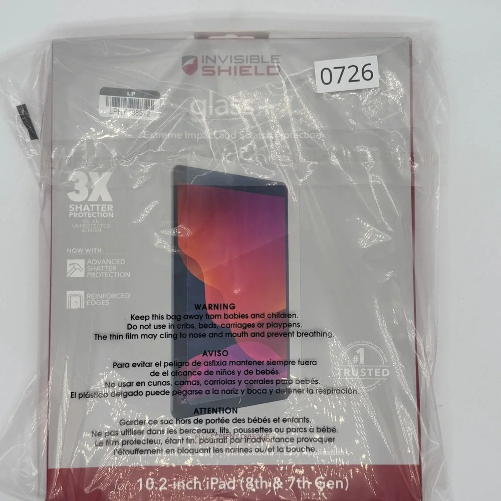 Zagg InvisibleShield Glass Plus Scratch Protection for 10.2